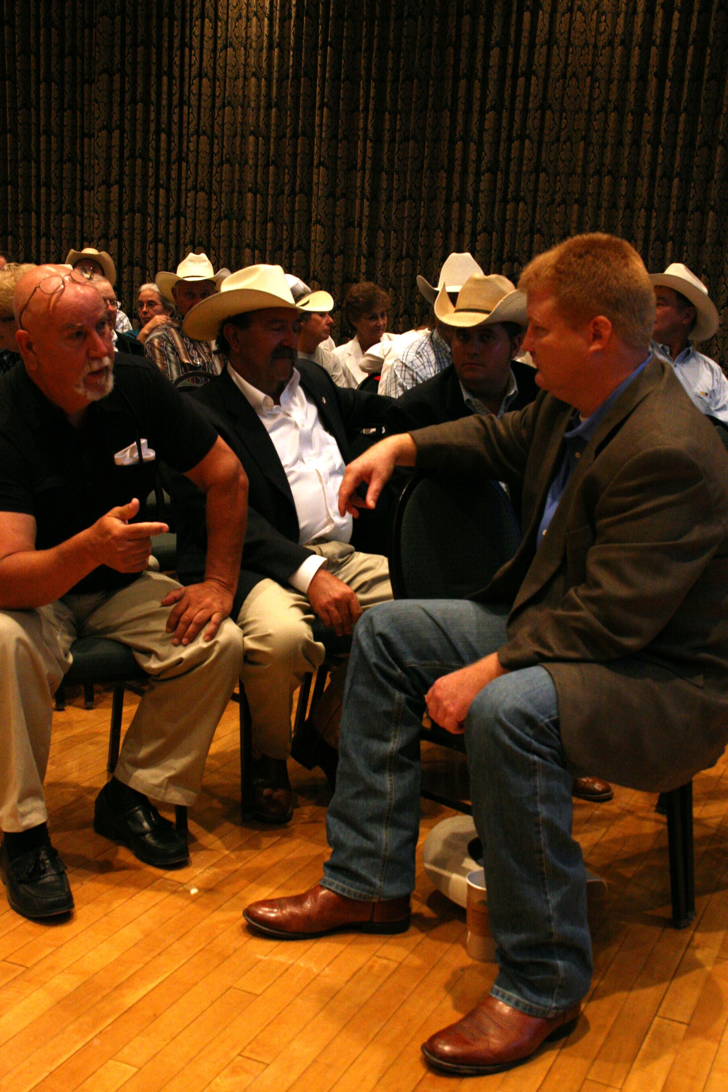From left, EDDIE YANCEY, BUCK GUNNET, ADAM MCCLUNG, CLAUDE 