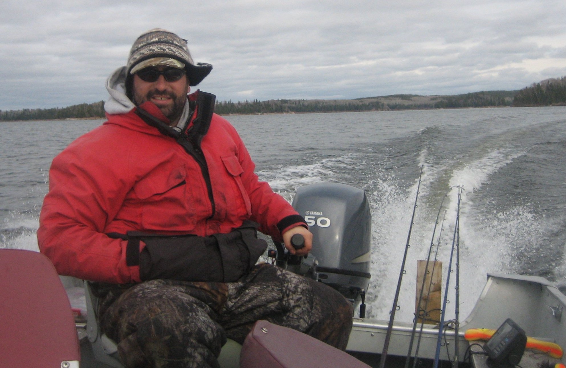 Master muskie guides Mike Pundyk (above) and Jean-Luc Dube. Photos by Bill Schneider.